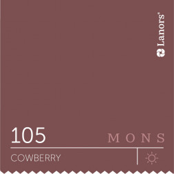 Краска Lanors Mons «Cowberry» (Брусника), 105